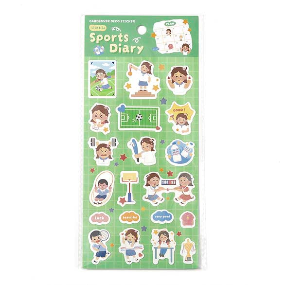 Stickers Learning Artists Sports Diary