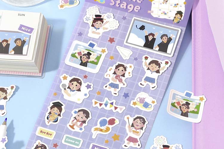 Stickers Learning Artists Versatile Stage