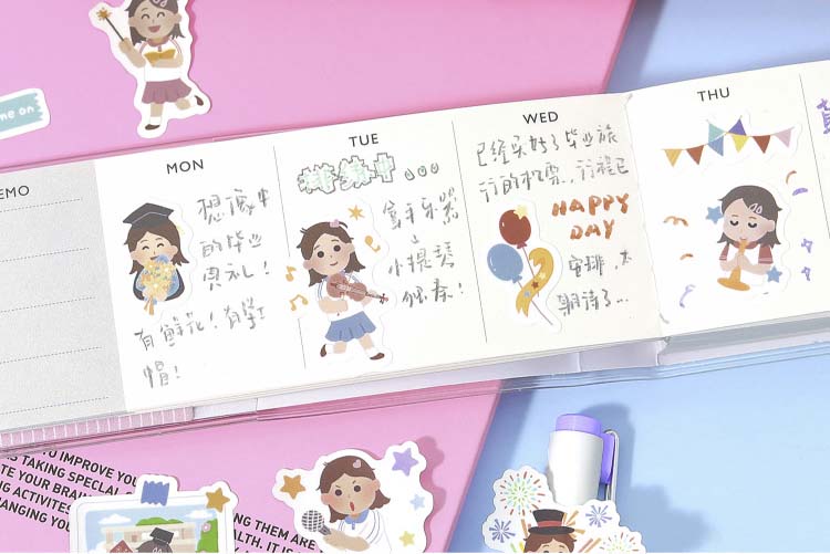 Stickers Learning Artists Versatile Stage