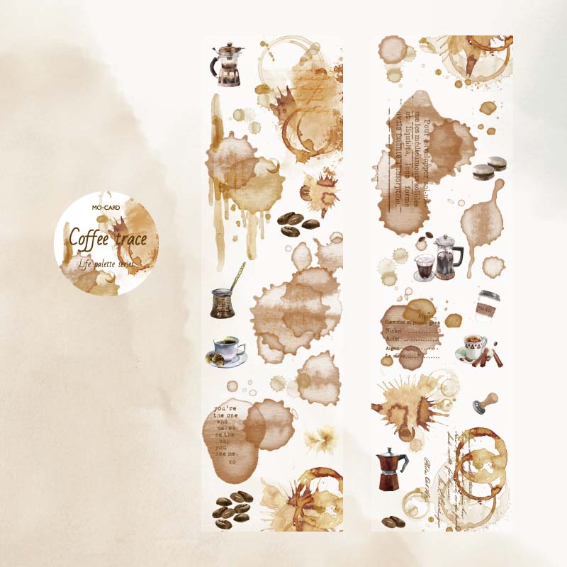 PET Tape Life Palette Coffee Trace
