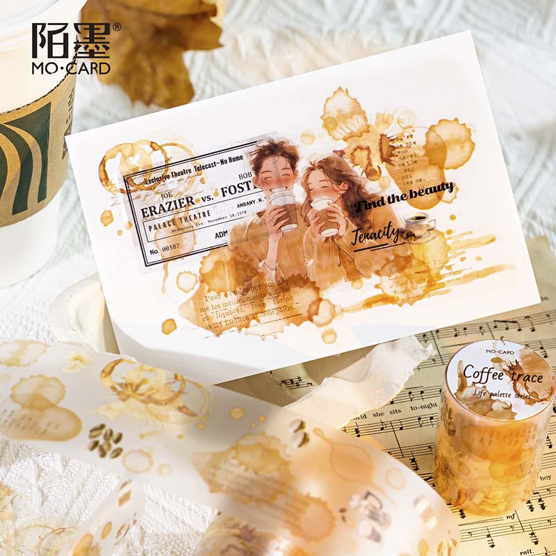 PET Tape Life Palette Coffee Trace