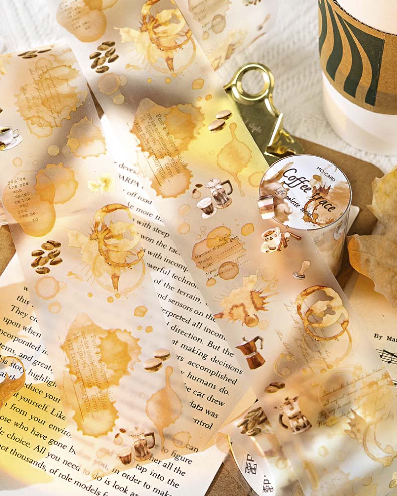 PET Tape Life Palette Coffee Trace