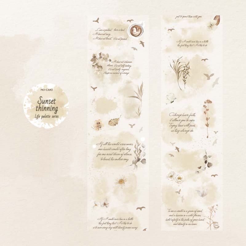 PET Tape Life Palette Sunset Thinning