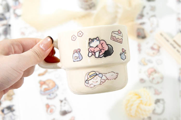 Stickers en Rollo Lucky Cat Magical Kittens
