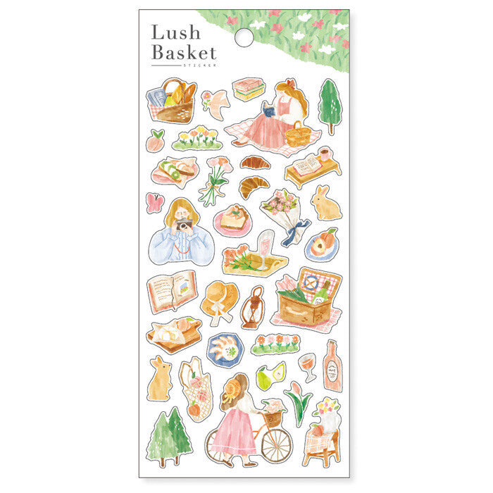 Stickers Lush Basket Pink