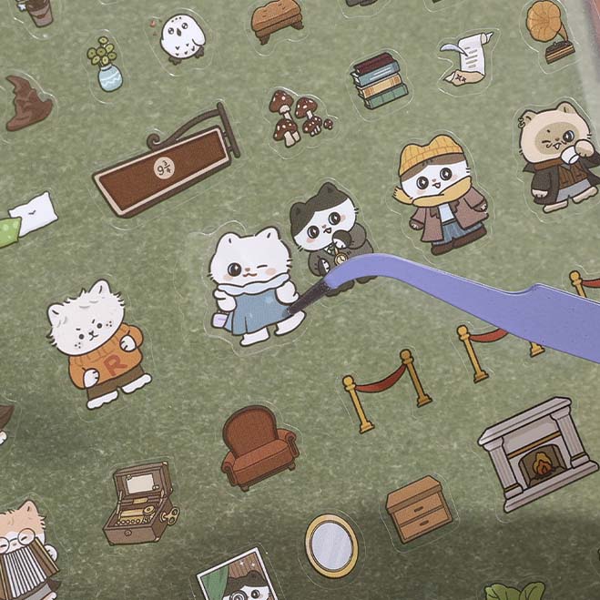 Stickers Escenario 3D Magic Student Private Investigation