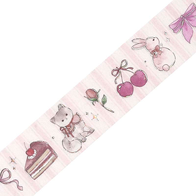 Washi Tape Foil Marchen Party Strawberry