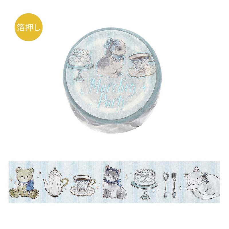 Washi Tape Foil Marchen Party Tea Time
