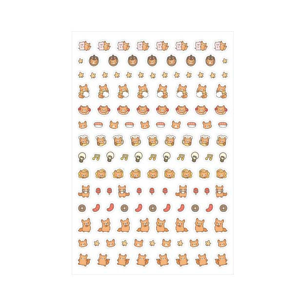 Stickers Midoo Land Mini Autumn Buddies