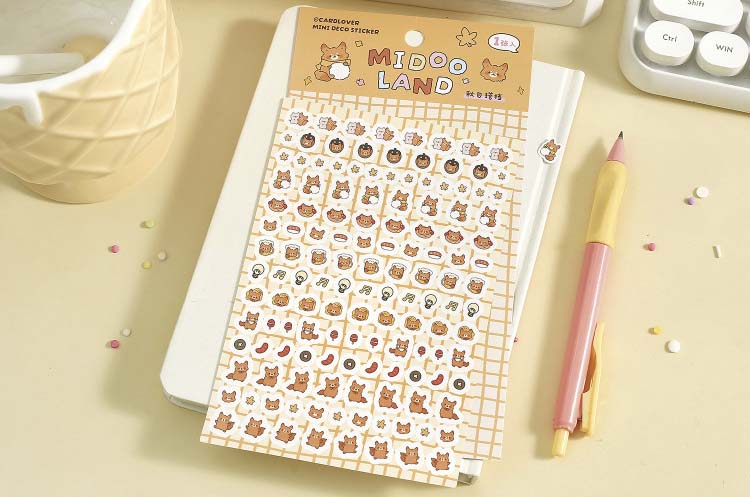 Stickers Midoo Land Mini Autumn Buddies