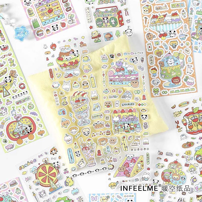 Stickers Miniature Planet Cake World