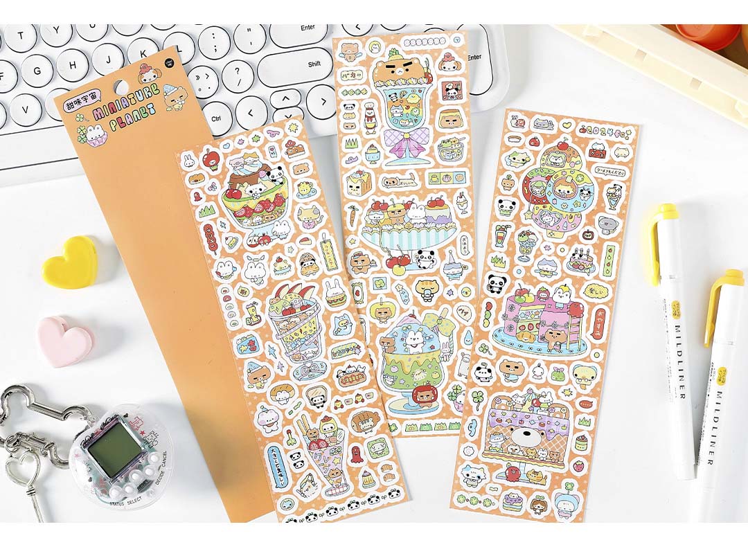 Stickers Miniature Planet Sweet Universe