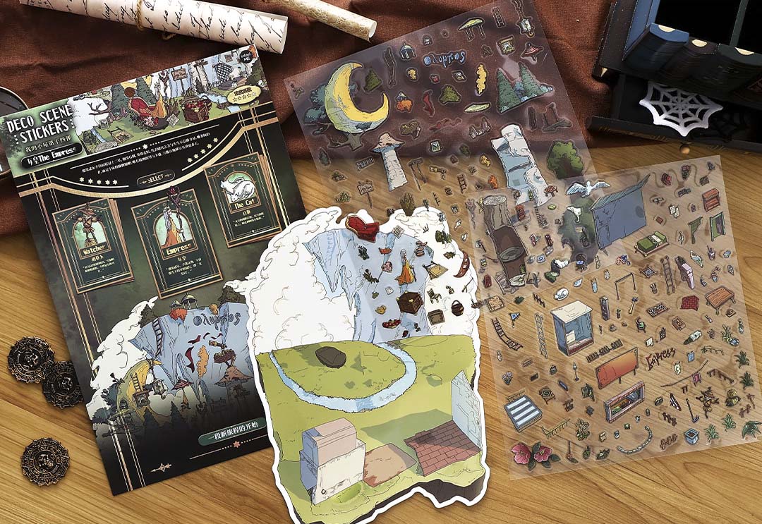 Stickers Escenario 3D My Little Room V14 The Empress