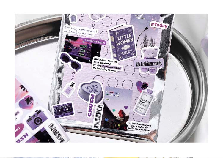 Stickers en Rollo My Inspiration Diary Leisure Weekend