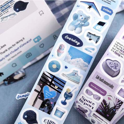 Stickers en Rollo My Inspiration Diary Mystique Letter