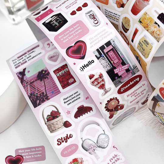 Stickers en Rollo My Inspiration Diary Romantic Holiday