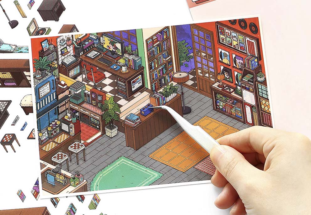 Stickers Escenario 3D My Little Room V15 J People Room