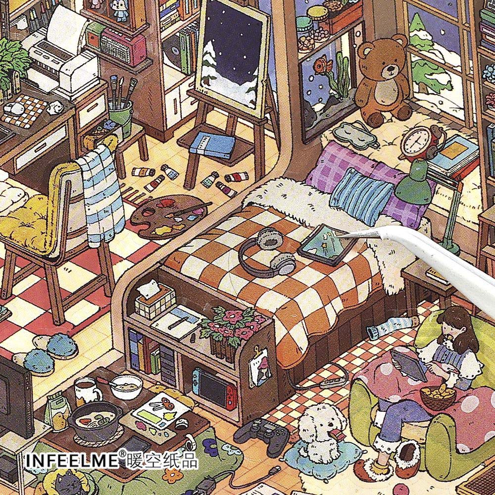 Stickers Escenario 3D My Little Room V15 P People Room