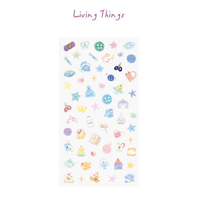 Stickers Natural Cute Friends Living Things