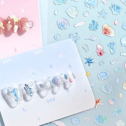 Stickers Natural Cute Friends Treasure Sea