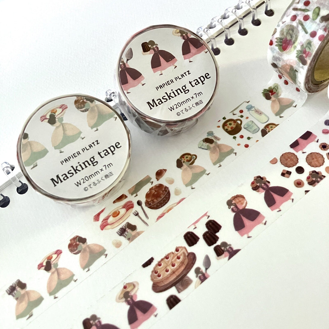 Washi Tape Necktie Sweets Are Baked
