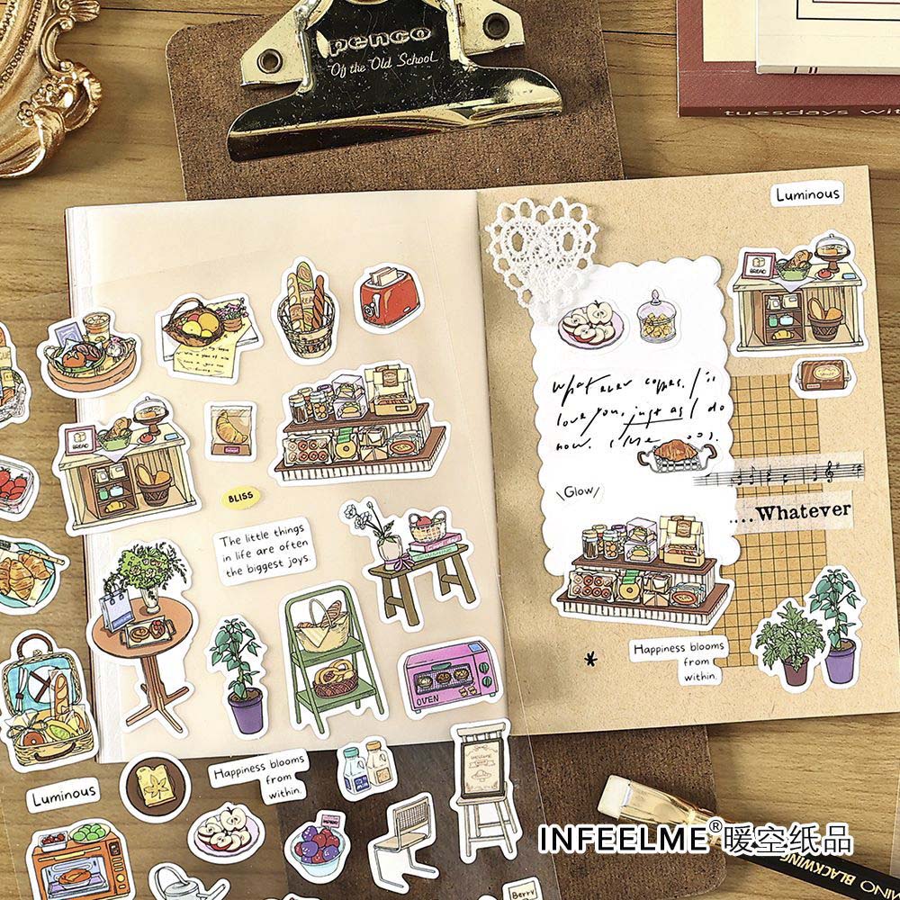 Stickers Nostalgic Slow Food Meals