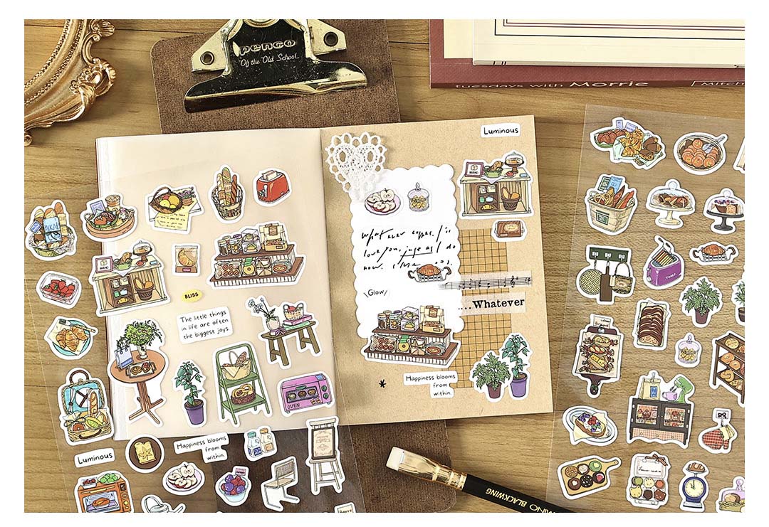 Stickers Nostalgic Slow Food Meals