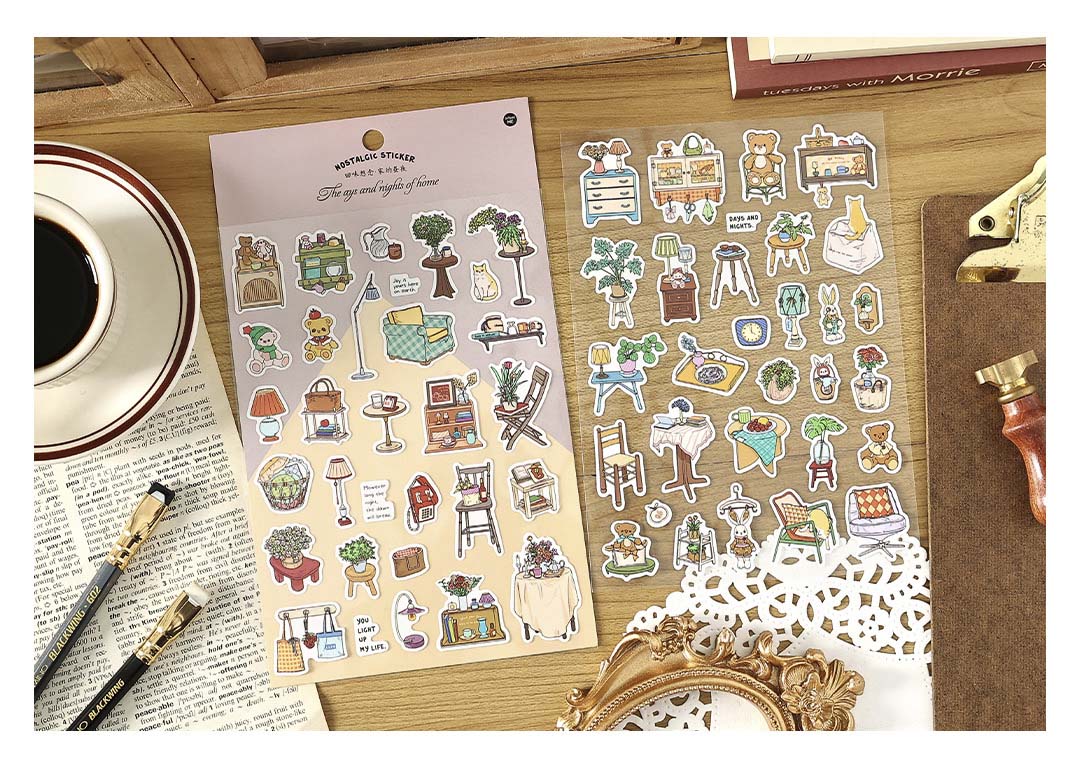 Stickers Nostalgic The Ays And Nights Of Home