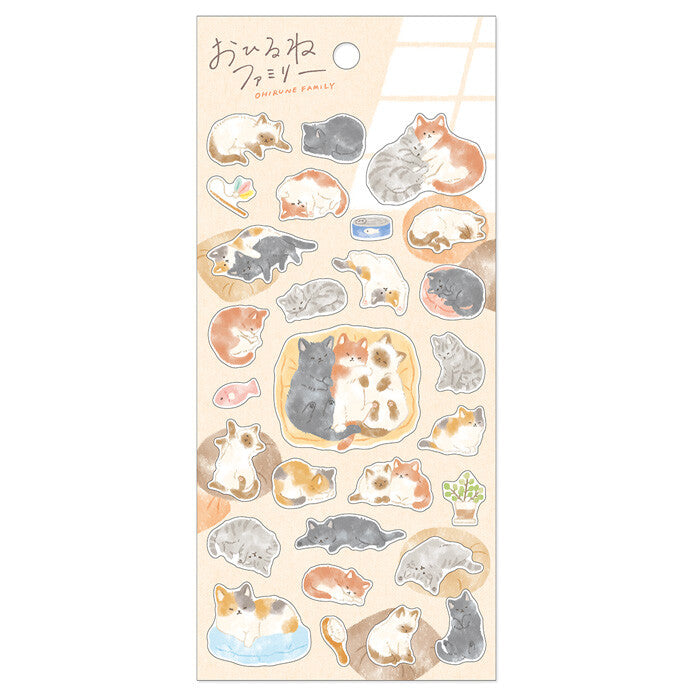 Stickers Ohirune Family Nekoyama