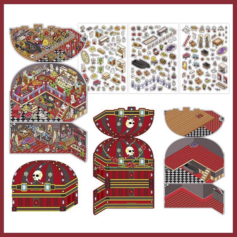 Stickers Escenario 3D Open Today V11 Ancient Castle