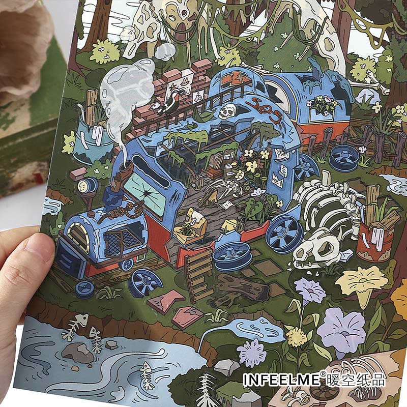 Stickers Escenario 3D Open Today V15 Forgotten Forest