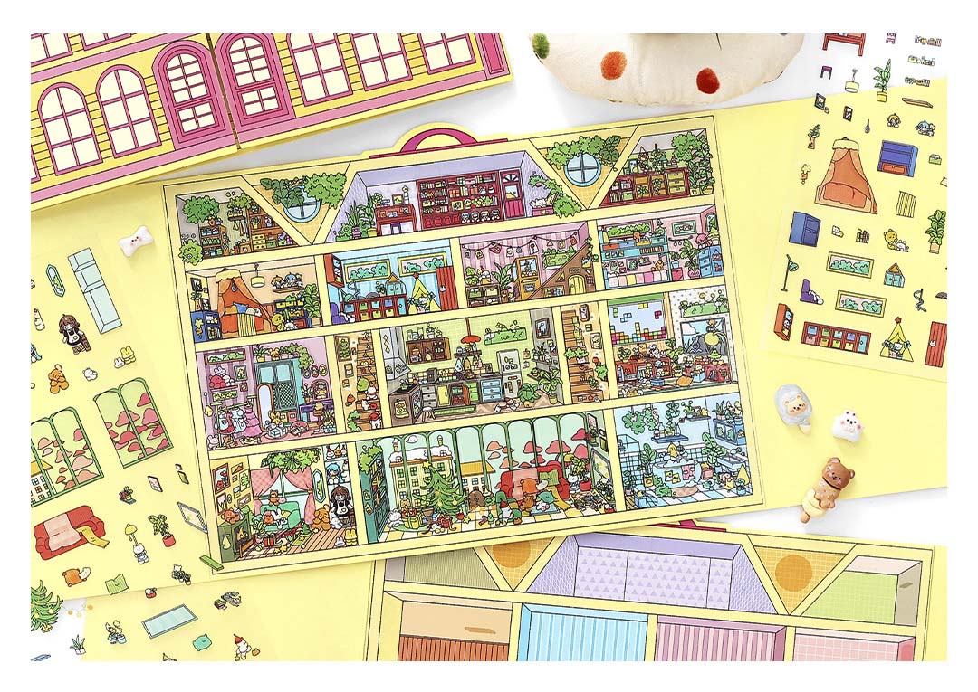 Stickers Escenario 3D Open Today V20 Toy Appartment