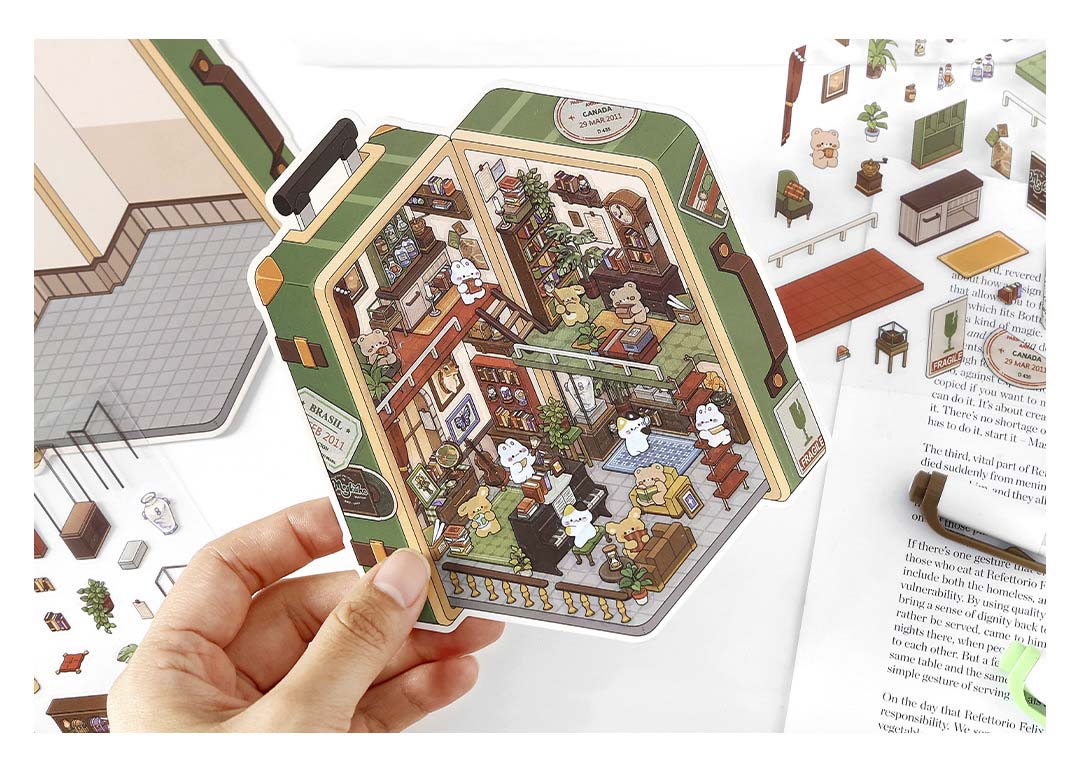 Stickers Escenario 3D Open Today V6 Personal Collection