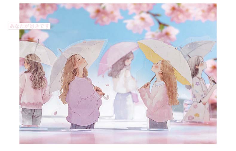 Stickers Rain Overtune Spring Rains And Flowers