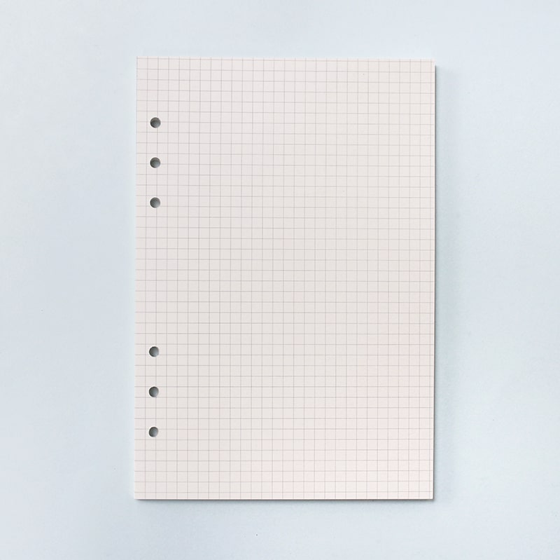 Recambio Papel A5 Cuadros