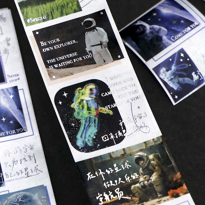 Washi Tape Romantic Galaxy Astronaut