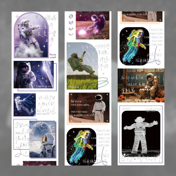Washi Tape Romantic Galaxy Astronaut