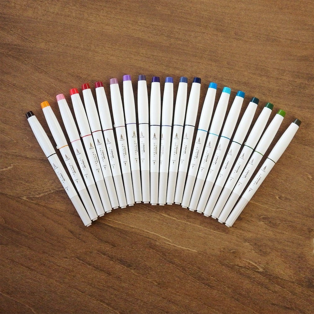 Rotuladores Pincel Sailor Shikiori