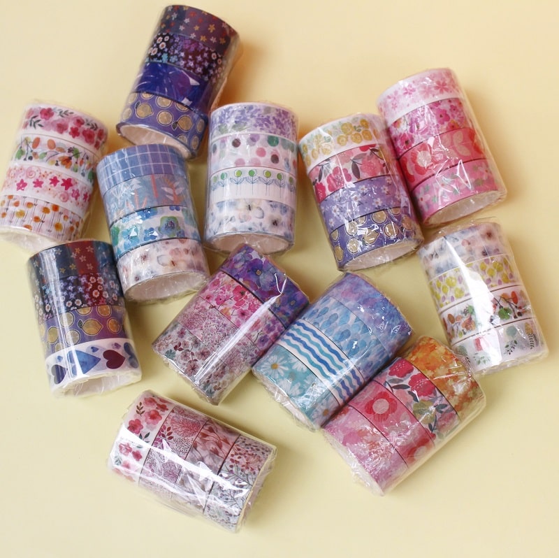 Set de 4 Washi Tapes Florales