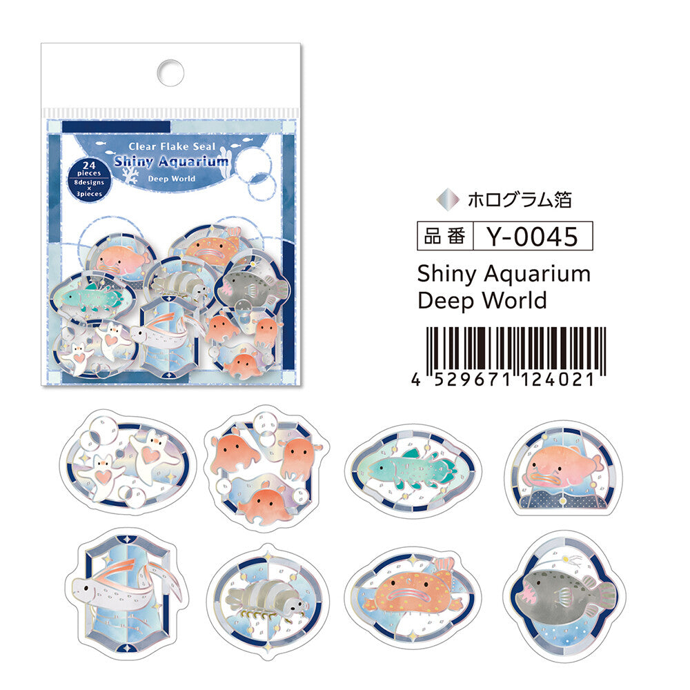 Stickers Shiny Aquarium Deep World