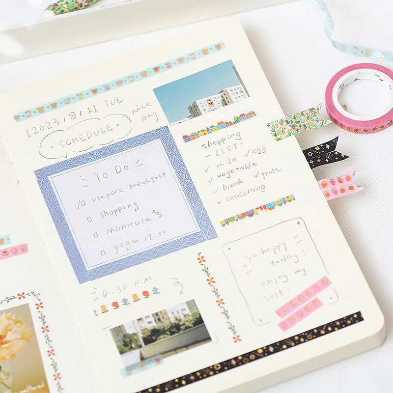 Washi Tape Slim Foil Stardust
