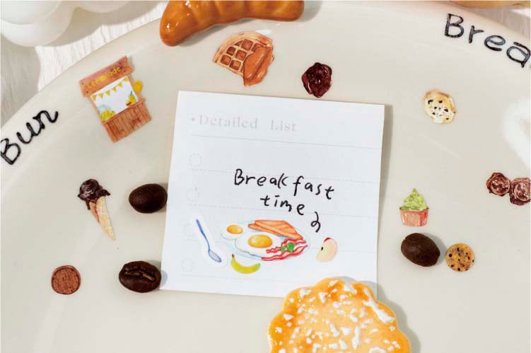 Stickers Slow Life Breakfast Time
