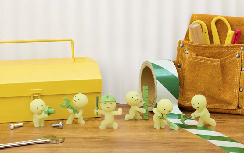 Blind Box Smiski Construction