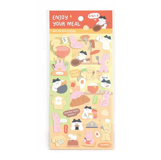 Stickers Stay With Me Enjoy Your Meal