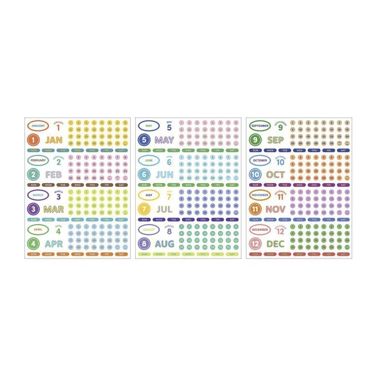 Stickers Diary Date 04 Vivid