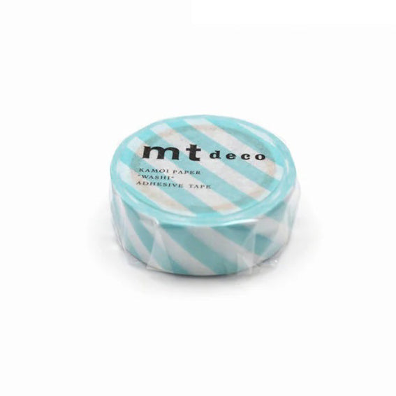 Washi Tape Stripe Mint Blue