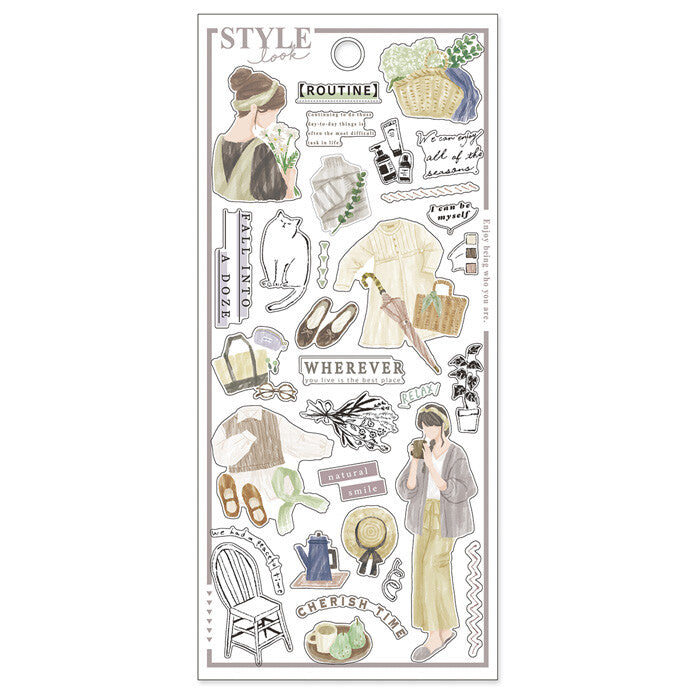 Stickers Style Look Home Day