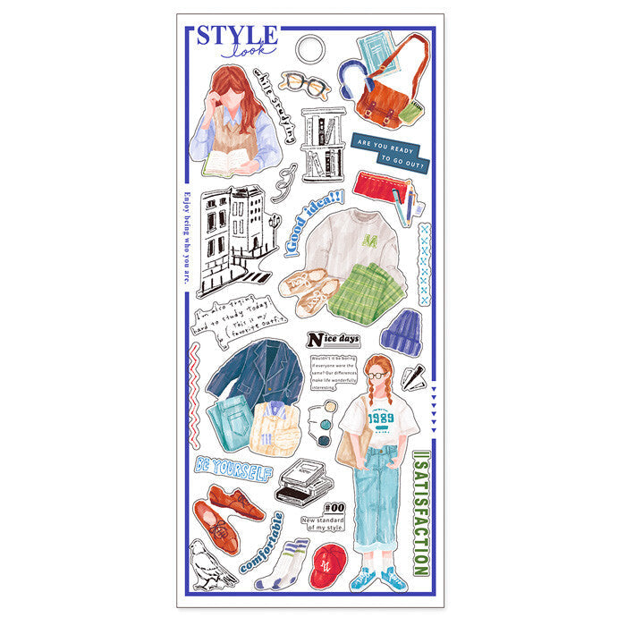 Stickers Style Look Study Day