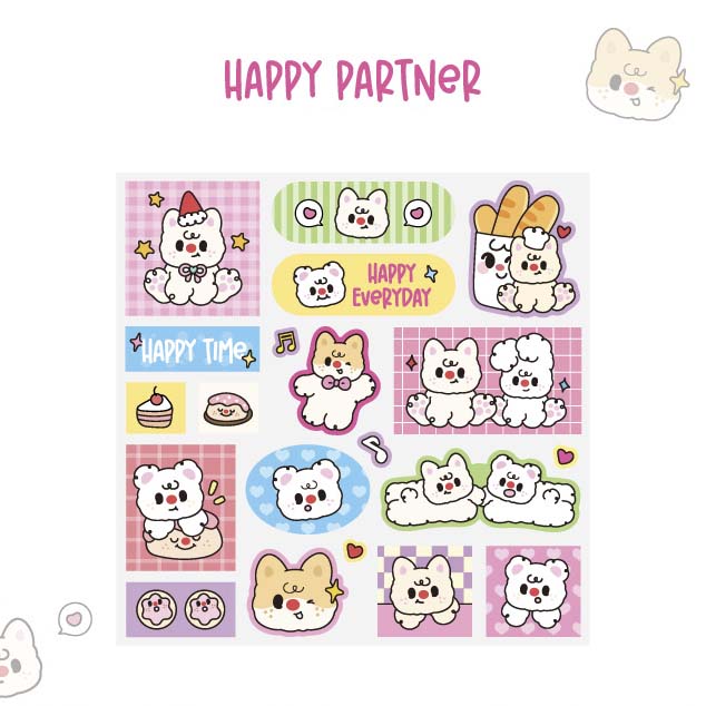 Stickers Sweet Cookie Happy Everyday