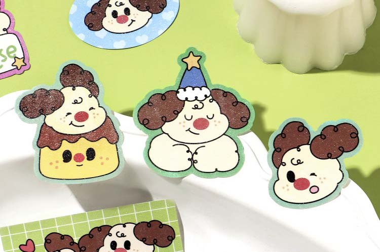 Stickers Sweet Cookie Lucky Dog